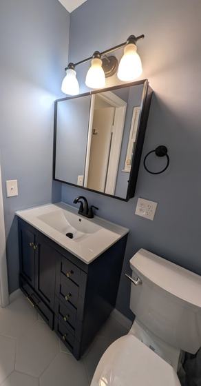 Bathroom remodel by OnCall Home Co.