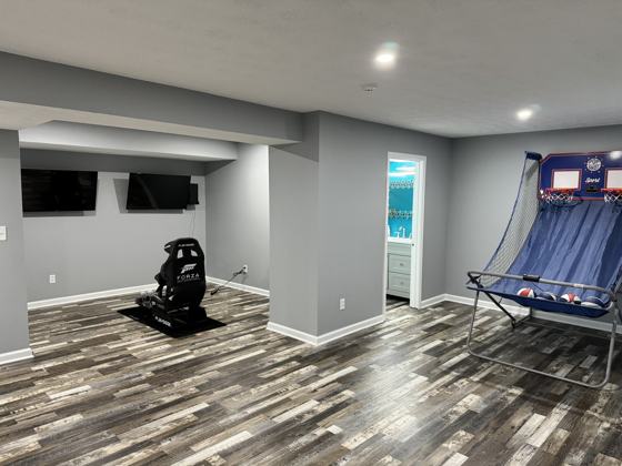 Finished basement work by OnCall Home Co.