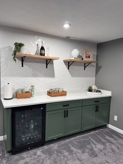 Finished basement work by OnCall Home Co.