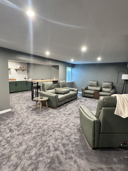 Finished basement work by OnCall Home Co.