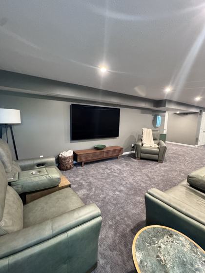 Finished basement work by OnCall Home Co.