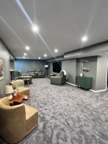 Finished basement work by OnCall Home Co.