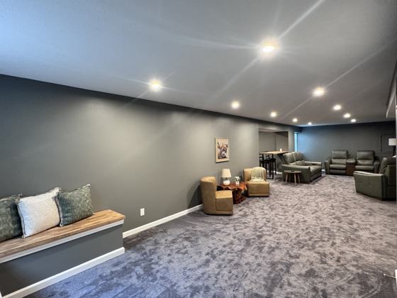 Finished basement work by OnCall Home Co.