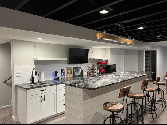 Finished basement work by OnCall Home Co.