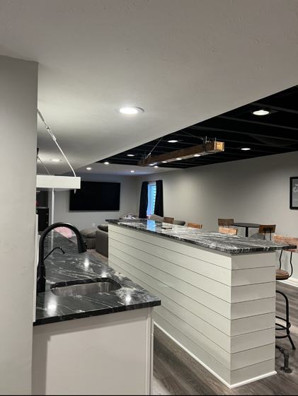 Finished basement work by OnCall Home Co.