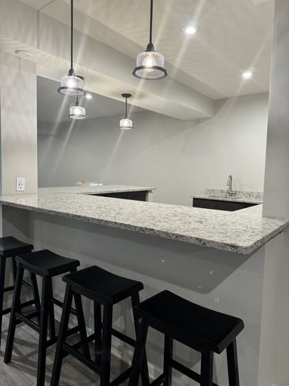 Finished basement work by OnCall Home Co.