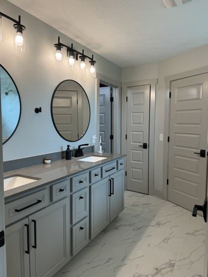 Bathroom remodel by OnCall Home Co.