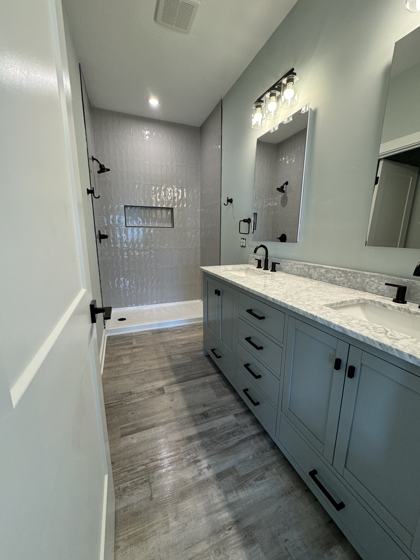 Bathroom remodel by OnCall Home Co.