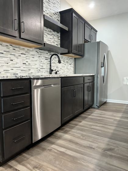 Kitchen backsplash and tile work by OnCall Home Co.