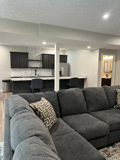 Finished basement work by OnCall Home Co.