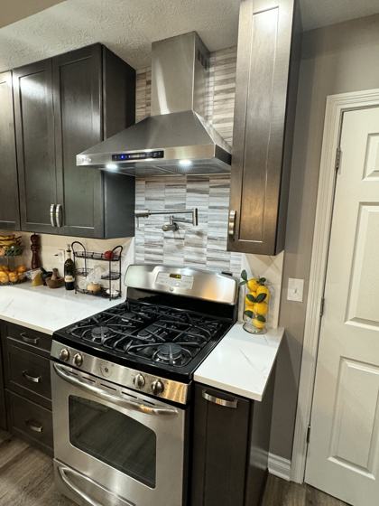 Kitchen backsplash and tile work by OnCall Home Co.