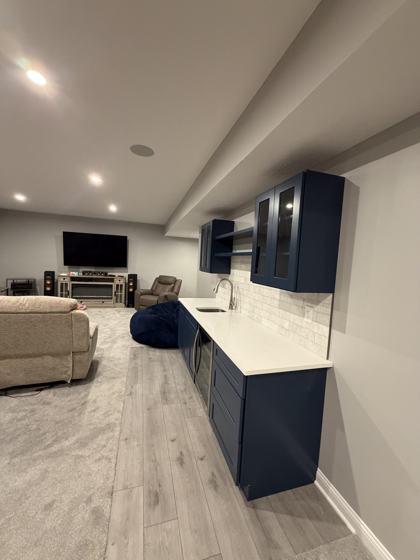 Finished basement work by OnCall Home Co.
