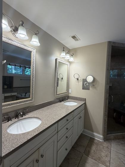 Bathroom remodel by OnCall Home Co.