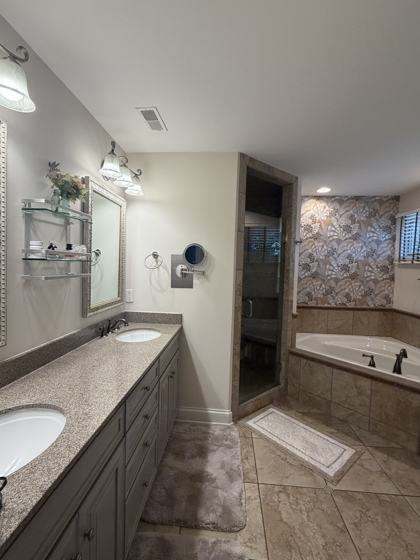 Bathroom remodel by OnCall Home Co.