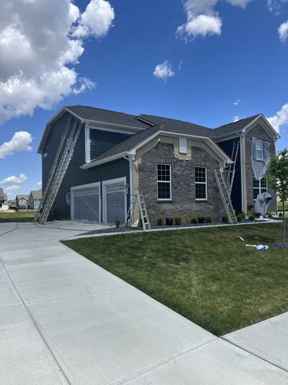 Exterior painting by OnCall Home Co.