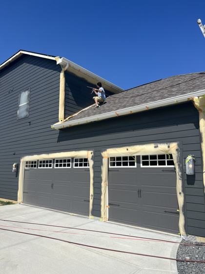 Exterior painting by OnCall Home Co.