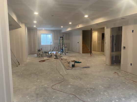 Finished basement work by OnCall Home Co.