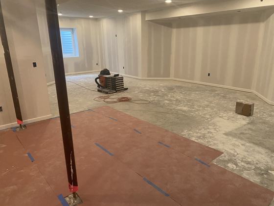 Finished basement work by OnCall Home Co.