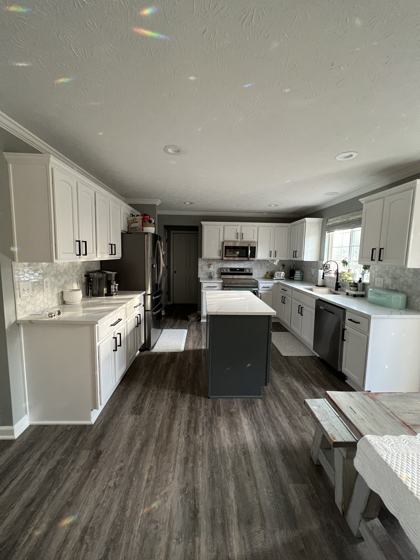 Kitchen backsplash and tile work by OnCall Home Co.