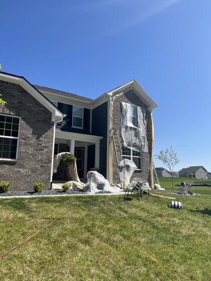 Exterior painting by OnCall Home Co.