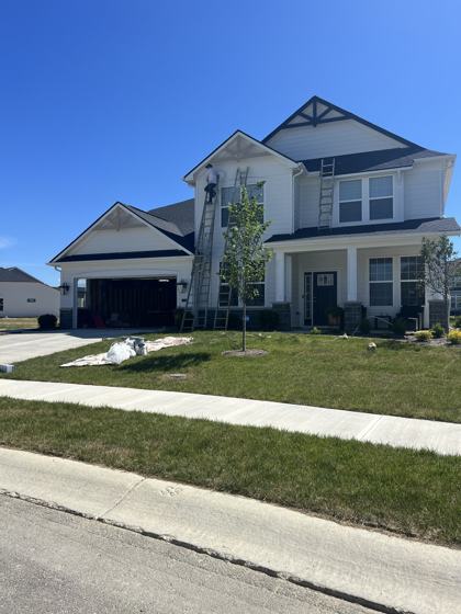 Exterior painting by OnCall Home Co.