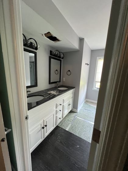 Bathroom remodel by OnCall Home Co.