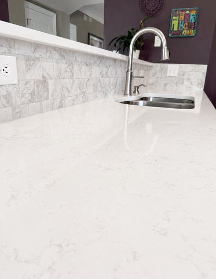 Kitchen backsplash and tile work by OnCall Home Co.